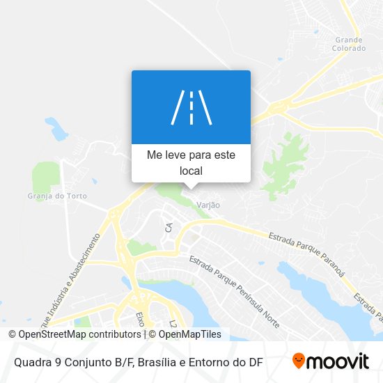 Quadra 9 Conjunto B/F mapa