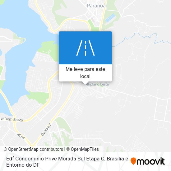 Edf Condominio Prive Morada Sul Etapa C mapa