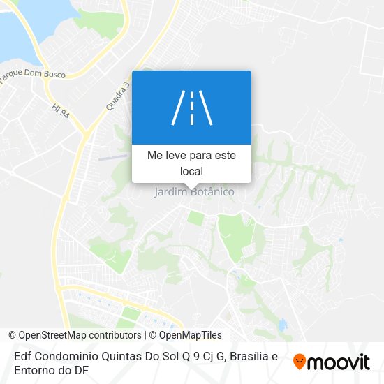 Edf Condominio Quintas Do Sol Q 9 Cj G mapa