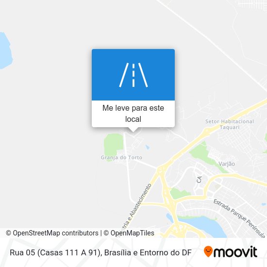 Rua 05 (Casas 111 A 91) mapa