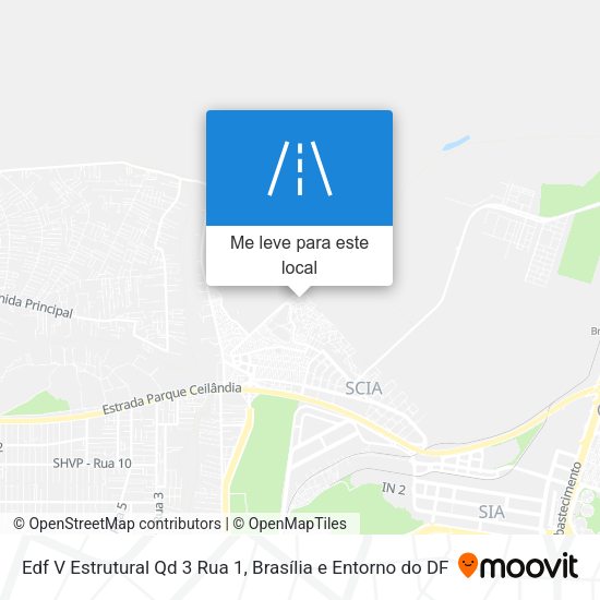 Edf V Estrutural Qd 3 Rua 1 mapa