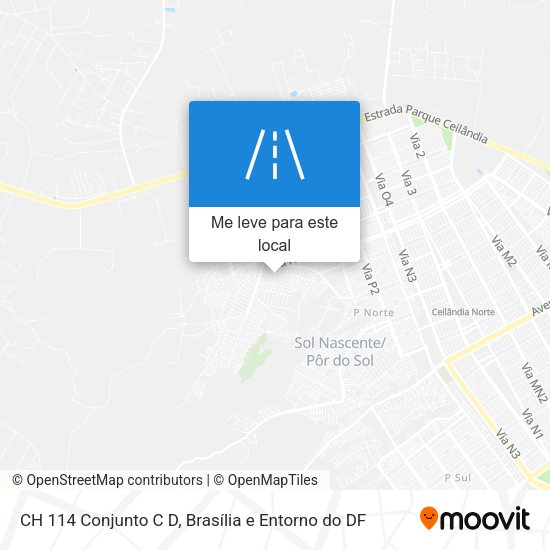 CH 114 Conjunto C D mapa