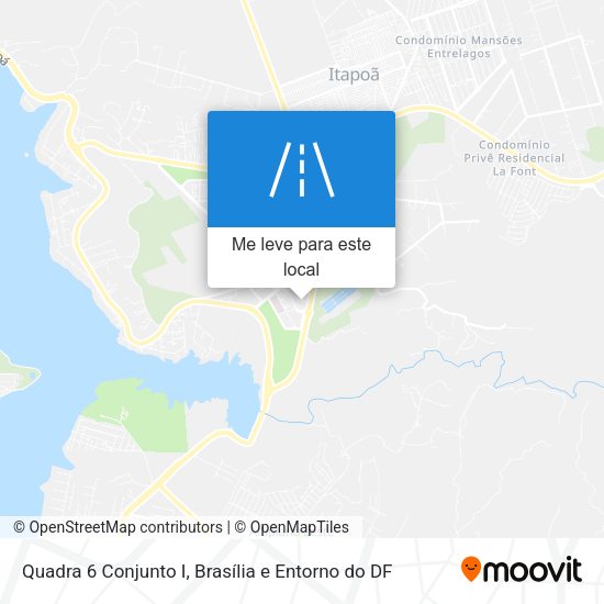 Quadra 6 Conjunto I mapa