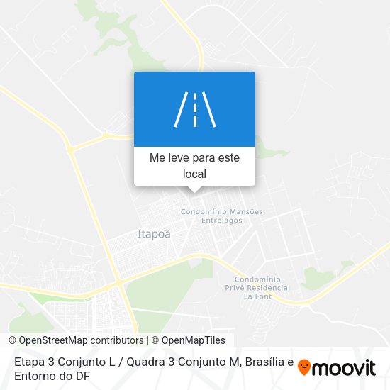 Etapa 3 Conjunto L / Quadra 3 Conjunto M mapa