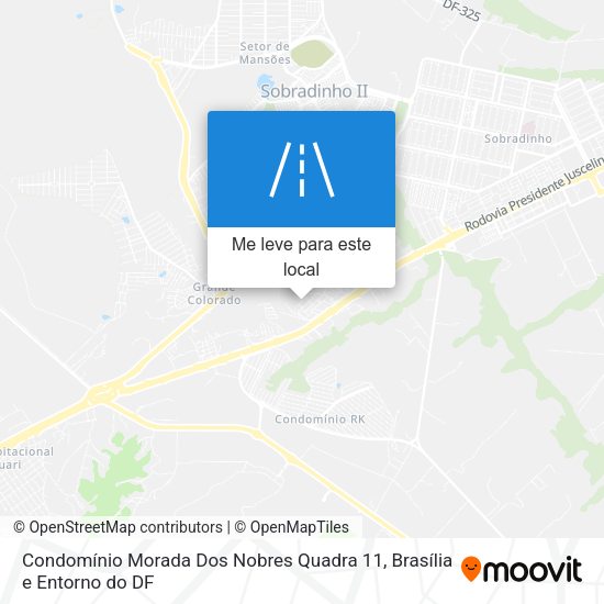 Condomínio Morada Dos Nobres Quadra 11 mapa