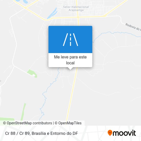 Cr 88 / Cr 89 mapa