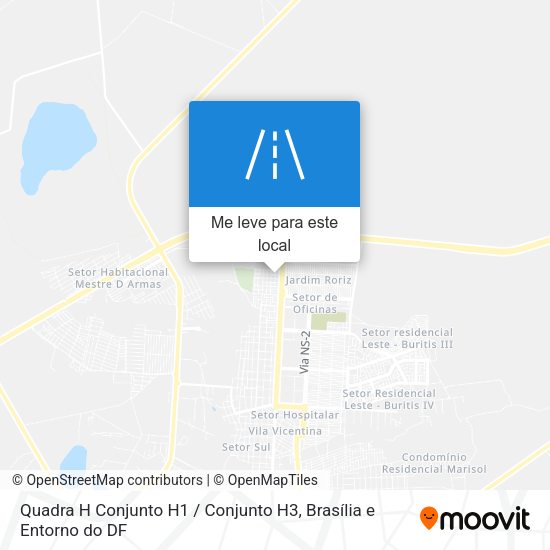 Quadra H Conjunto H1 / Conjunto H3 mapa
