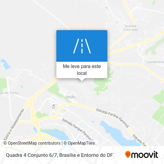 Quadra 4 Conjunto 6/7 mapa