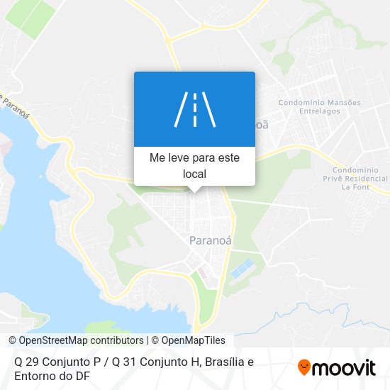 Q 29 Conjunto P / Q 31 Conjunto H mapa