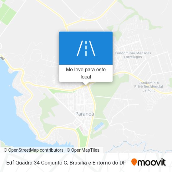 Edf Quadra 34 Conjunto C mapa