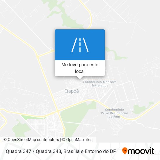 Quadra 347 / Quadra 348 mapa
