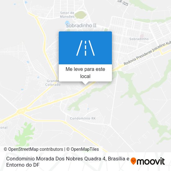 Condomínio Morada Dos Nobres Quadra 4 mapa