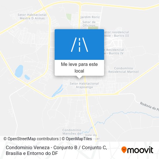 Condomínio Veneza - Conjunto B / Conjunto C mapa