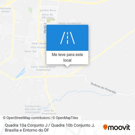 Quadra 10a Conjunto J / Quadra 10b Conjunto J mapa