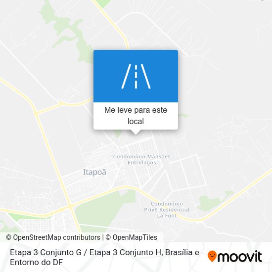 Etapa 3 Conjunto G / Etapa 3 Conjunto H mapa