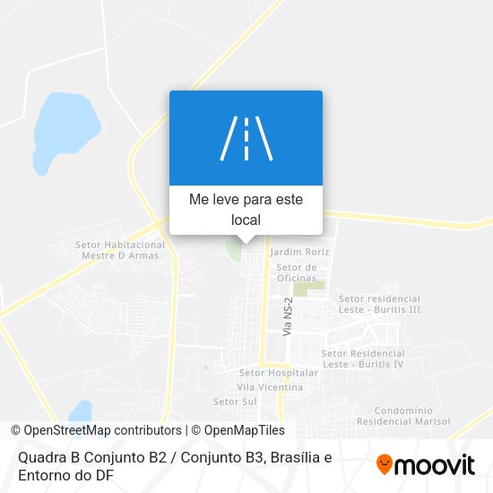 Quadra B Conjunto B2 / Conjunto B3 mapa