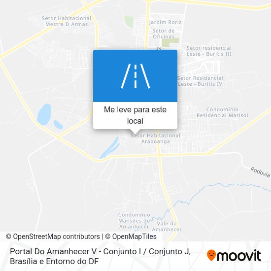 Portal Do Amanhecer V - Conjunto I / Conjunto J mapa