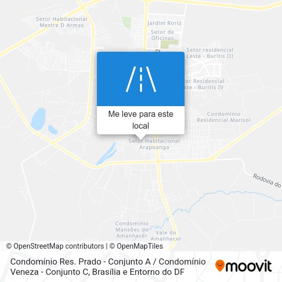Condomínio Res. Prado - Conjunto A / Condomínio Veneza - Conjunto C mapa
