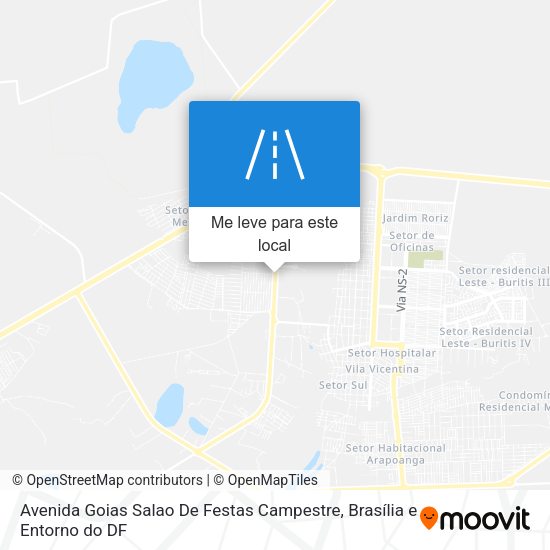 Avenida Goias Salao De Festas Campestre mapa