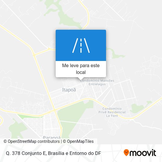 Q. 378 Conjunto E mapa