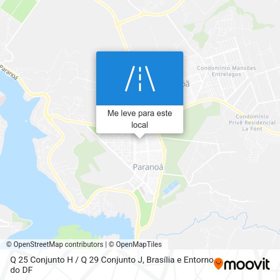 Q 25 Conjunto H / Q 29 Conjunto J mapa