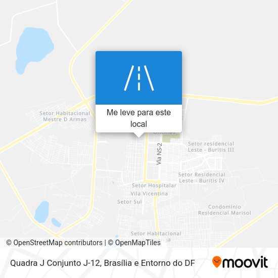Quadra J Conjunto J-12 mapa