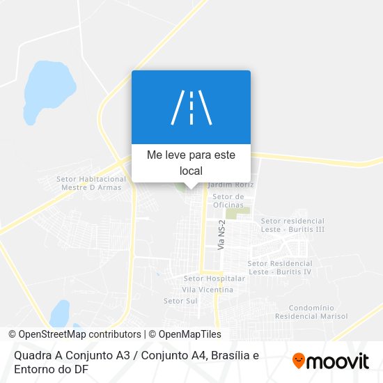 Quadra A Conjunto A3 / Conjunto A4 mapa