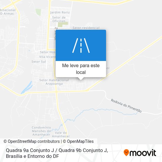 Quadra 9a Conjunto J / Quadra 9b Conjunto J mapa