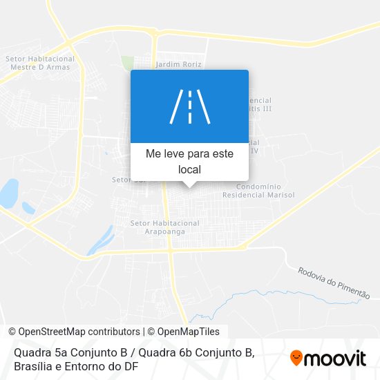 Quadra 5a Conjunto B / Quadra 6b Conjunto B mapa