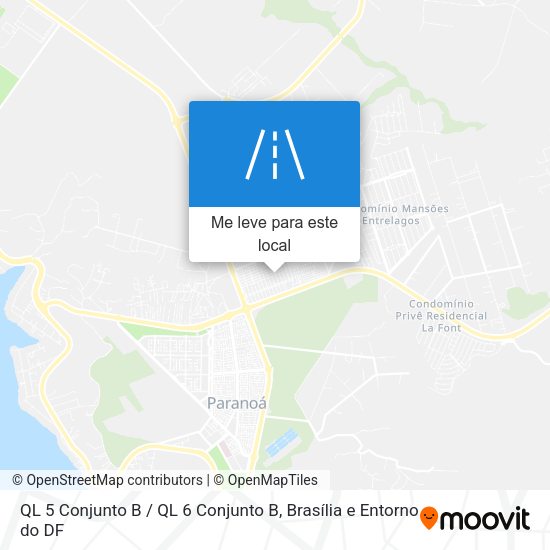 QL 5 Conjunto B / QL 6 Conjunto B mapa
