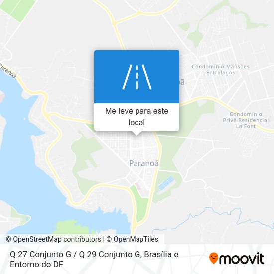 Q 27 Conjunto G / Q 29 Conjunto G mapa