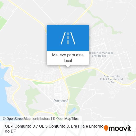 QL 4 Conjunto D / QL 5 Conjunto D mapa