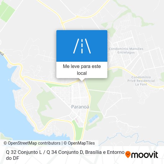 Q 32 Conjunto L / Q 34 Conjunto D mapa