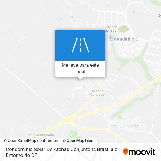 Condomínio Solar De Atenas Conjunto C mapa