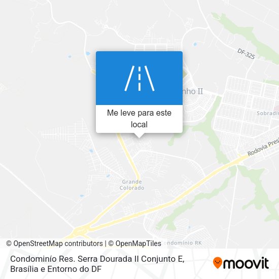 Condominío Res. Serra Dourada II Conjunto E mapa