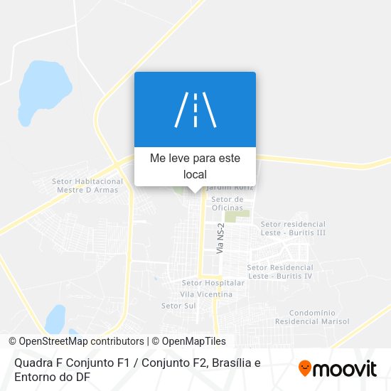 Quadra F Conjunto F1 / Conjunto F2 mapa