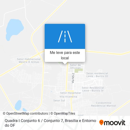 Quadra I Conjunto 6 / Conjunto 7 mapa