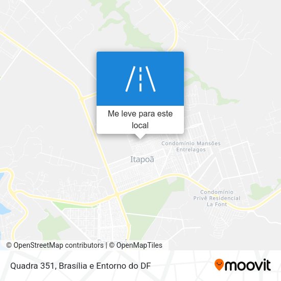 Quadra 351 mapa