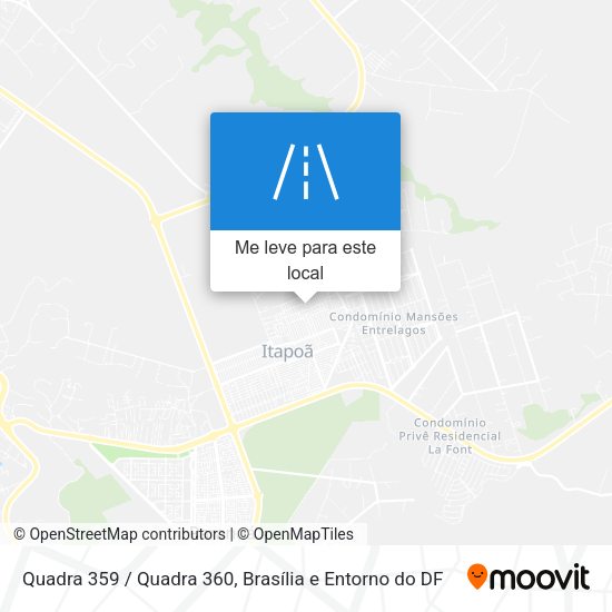 Quadra 359 / Quadra 360 mapa