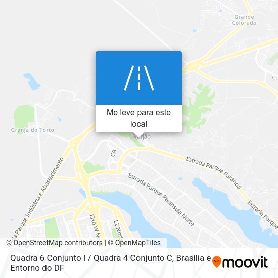 Quadra 6 Conjunto I / Quadra 4 Conjunto C mapa