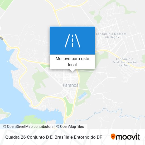 Quadra 26 Conjunto D E mapa