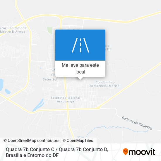 Quadra 7b Conjunto C / Quadra 7b Conjunto D mapa