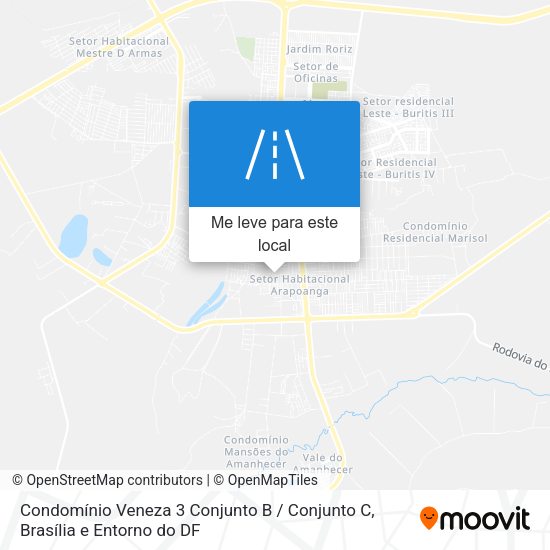 Condomínio Veneza 3 Conjunto B / Conjunto C mapa