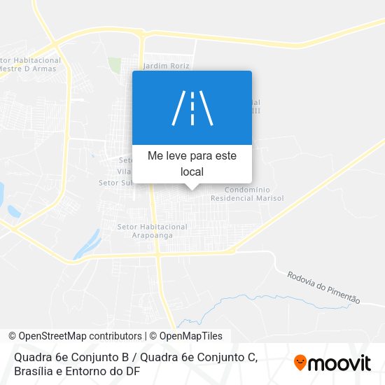 Quadra 6e Conjunto B / Quadra 6e Conjunto C mapa