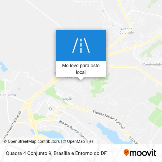Quadra 4 Conjunto 9 mapa