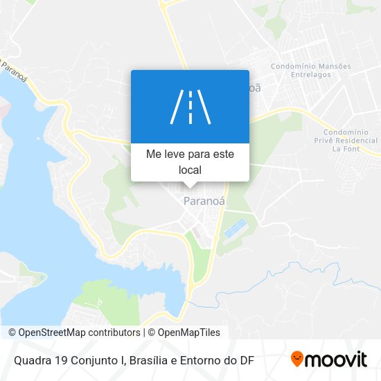 Quadra 19 Conjunto I mapa