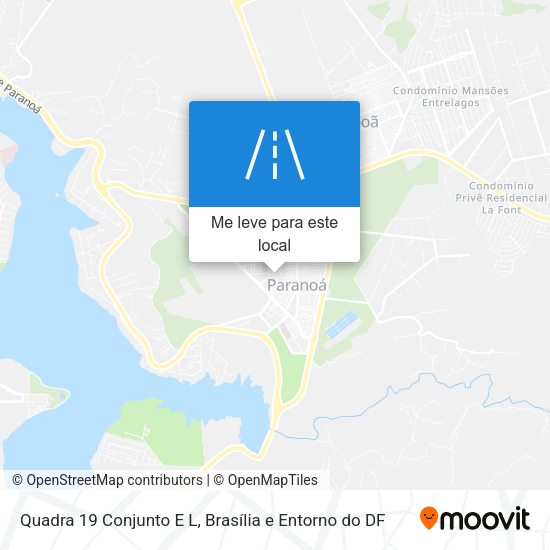 Quadra 19 Conjunto E L mapa