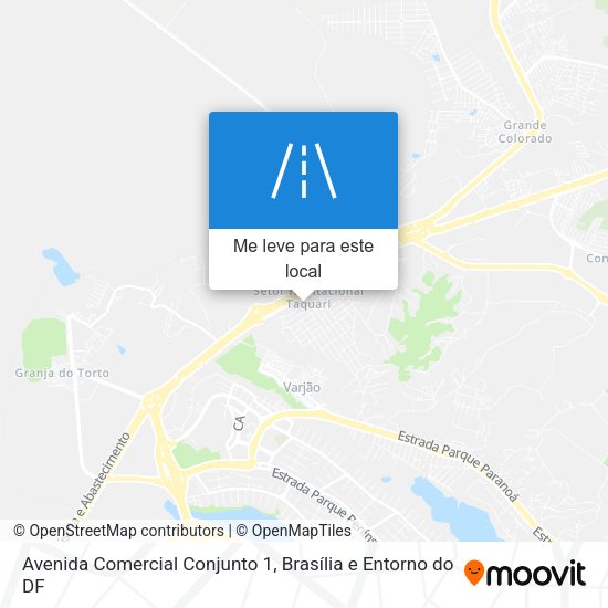 Avenida Comercial Conjunto 1 mapa