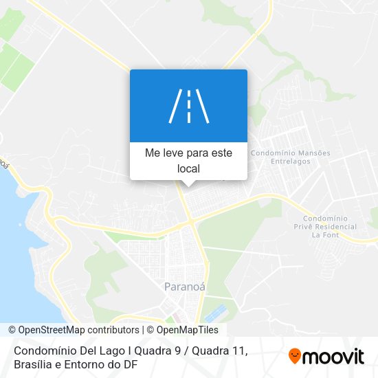 Condomínio Del Lago I Quadra 9 / Quadra 11 mapa