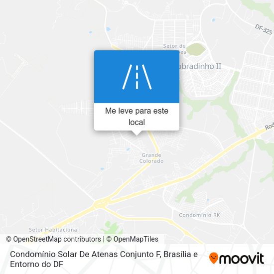 Condomínio Solar De Atenas Conjunto F mapa